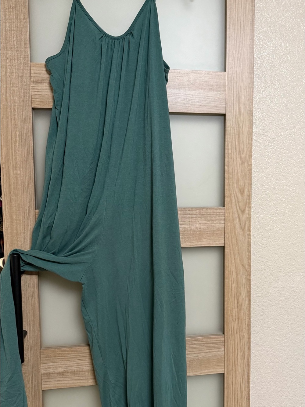 Women’s Green Wide-Leg Jumpsuit